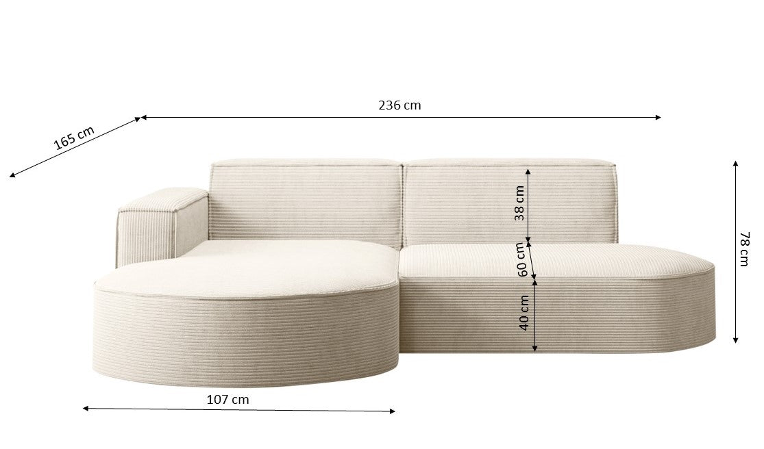 Cozy Moderna Hoekbank