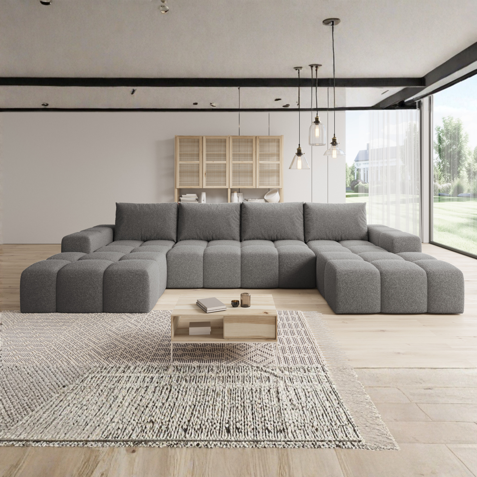 Kante Hoekbank (U Vorm)